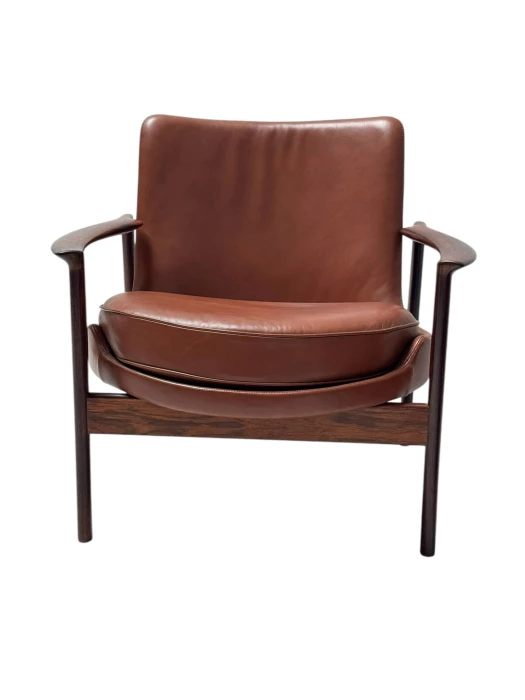 Two Mid-Century Modern Lounge Chairs by Ib Kofod-Larsen for Frõscher, 1970s